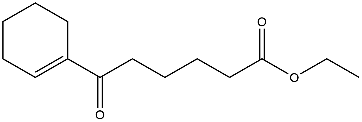 1-Cyclohexene-1-hexanoic acid, ε-oxo-, ethyl ester 结构式