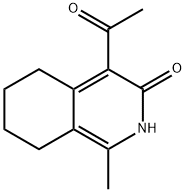 4-Acetyl-1-methyl-5,6,7,8-tetrahydroisoquinolin-3(2H)-one 结构式