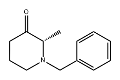 3-Piperidinone, 2-methyl-1-(phenylmethyl)-, (2S)- 结构式