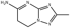 2-METHYL-6H,7H-[1,2,4]TRIAZOLO[1,5-A]PYRIMIDIN-5-AMINE 结构式