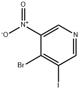 Pyridine, 4-bromo-3-iodo-5-nitro- 结构式