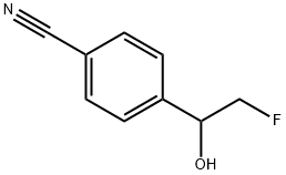 4-(2-氟-1-羟乙基)苄腈 结构式