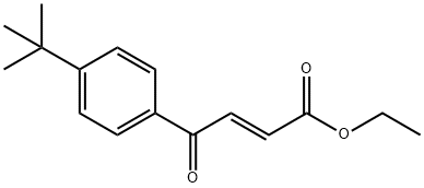 2-Butenoic acid, 4-[4-(1,1-dimethylethyl)phenyl]-4-oxo-, ethyl ester, (2E)- 结构式