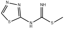 Methyl 1,3,4-thiadiazol-2-ylcarbamimidothioate 结构式