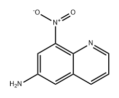 8-硝基喹啉-6-胺 结构式