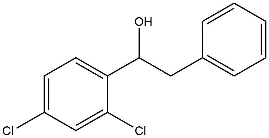 α-(2,4-Dichlorophenyl)benzeneethanol 结构式