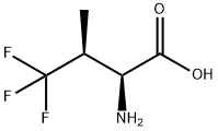 (2S,3S)-2-氨基-4,4,4-三氟-3-甲基丁酸 结构式