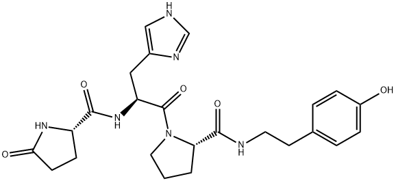 pyroglutamyl-histidyl-proline-tyramine 结构式