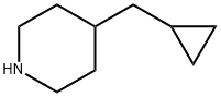 Piperidine, 4-(cyclopropylmethyl)- 结构式