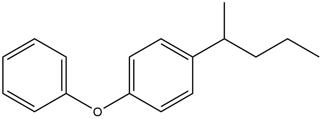 1-(1-Methylbutyl)-4-phenoxybenzene 结构式