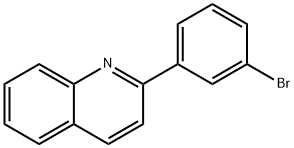 Quinoline, 2-(3-bromophenyl)- 结构式