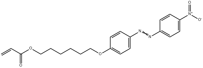 2-Propenoic acid, 6-[4-[2-(4-nitrophenyl)diazenyl]phenoxy]hexyl ester 结构式