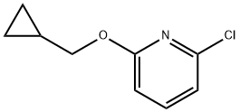 2-氯-6-(环丙基甲氧基)吡啶 结构式