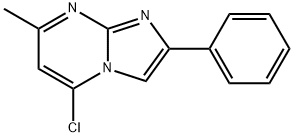 Imidazo[1,2-a]pyrimidine, 5-chloro-7-methyl-2-phenyl- 结构式