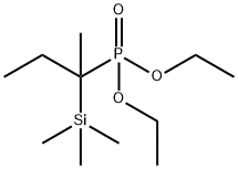 Phosphonic acid, [1-methyl-1-(trimethylsilyl)propyl]-, diethyl ester (9CI) 结构式