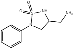 1,2,5-Thiadiazolidine-3-methanamine, 5-phenyl-, 1,1-dioxide 结构式