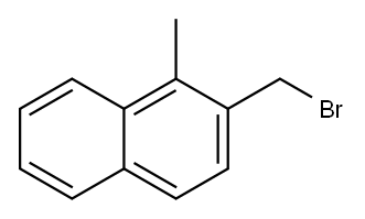 2-溴甲基-1-甲基萘 结构式