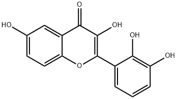 2-(2,3-DIHYDROXYPHENYL)-3,6-DIHYDROXYCHROMEN-4-ONE 结构式