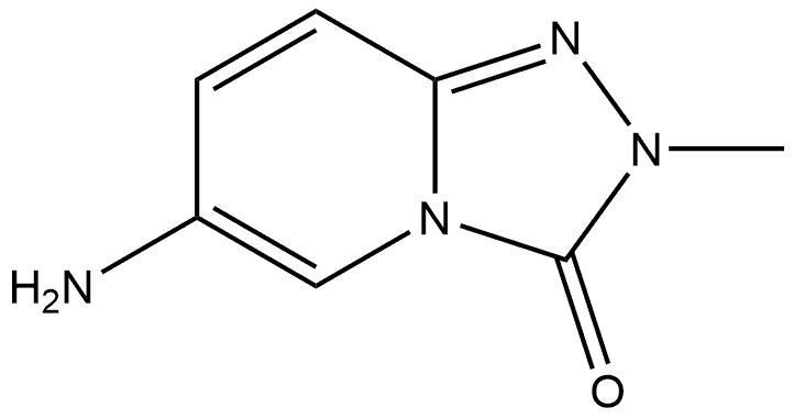 6-amino-2-methyl-[1,2,4]triazolo[4,3-a]pyridin-3(2H)-one 结构式