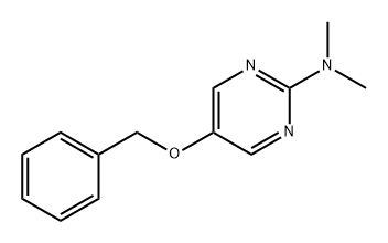 2-Pyrimidinamine, N,N-dimethyl-5-(phenylmethoxy)- 结构式