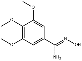 (Z)?- N’-?hydroxy-?3,?4,?5-?trimethoxy-?, Benzenecarboximidami?de 结构式