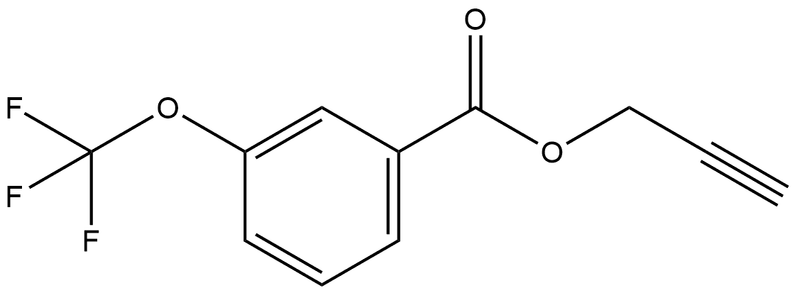 2-Propyn-1-yl 3-(trifluoromethoxy)benzoate 结构式