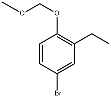 4-Bromo-2-ethyl-1-(methoxymethoxy)benzene 结构式