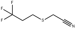 Acetonitrile, 2-[(3,3,3-trifluoropropyl)thio]- 结构式