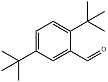 2,5-二叔丁基苯甲醛 结构式