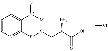 L-Alanine, 3-[(3-nitro-2-pyridinyl)dithio]-, hydrochloride (1:1) 结构式