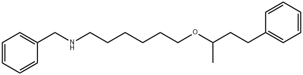 Benzenemethanamine, N-[6-(1-methyl-3-phenylpropoxy)hexyl]- 结构式