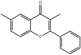 3,6-Dimethyl-2-phenyl-4H-chromen-4-one 结构式