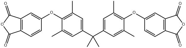 5,5'-[[丙烷-2,2-二基双(2,6-二甲基-4,1-亚苯基)]双(氧基)]双(异苯并呋喃-1,3-二酮) 结构式