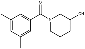 Methanone, (3,5-dimethylphenyl)(3-hydroxy-1-piperidinyl)- 结构式