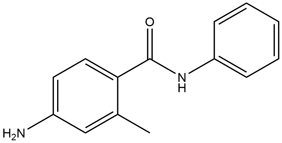 4-Amino-2-methyl-N-phenylbenzamide 结构式