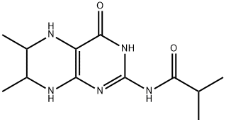 Propanamide, N-(3,4,5,6,7,8-hexahydro-6,7-dimethyl-4-oxo-2-pteridinyl)-2-methyl- 结构式
