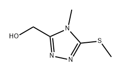 (4-甲基-5-(甲硫基)-4H-1,2,4-三唑-3-基)甲醇 结构式