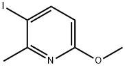 3-碘-6-甲氧基-2-甲基吡啶 结构式