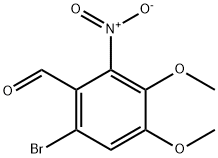 Benzaldehyde, 6-bromo-3,4-dimethoxy-2-nitro- 结构式