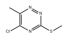 5-氯-6-甲基-3-(甲硫基)-1,2,4-三嗪 结构式