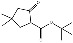 tert-butyl 4,4-dimethyl-2-oxocyclopentane-1-carboxylate 结构式