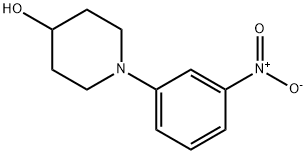 4-Piperidinol, 1-(3-nitrophenyl)- 结构式