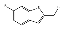2-(氯甲基)-6-氟苯并噻吩 结构式