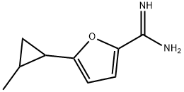 5-(2-甲基环丙基)呋喃-2-羧酰亚胺酰胺 结构式