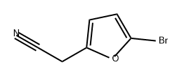 2-(5-溴呋喃-2-基)乙腈 结构式