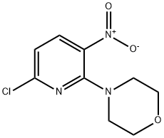 Morpholine, 4-(6-chloro-3-nitro-2-pyridinyl)- 结构式