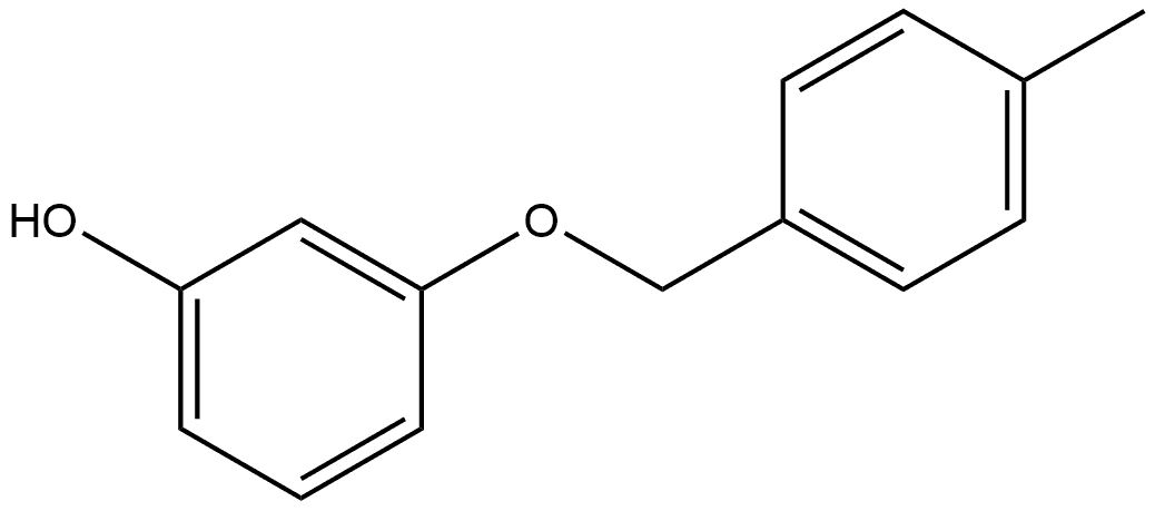 3-[(4-Methylphenyl)methoxy]phenol 结构式
