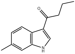 1-(6-methyl-1H-indol-3-yl)butan-1-one 结构式