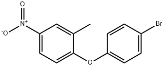 Benzene, 1-(4-bromophenoxy)-2-methyl-4-nitro- 结构式