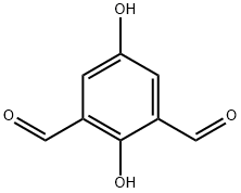 2,5-二羟基间苯二甲醛 结构式